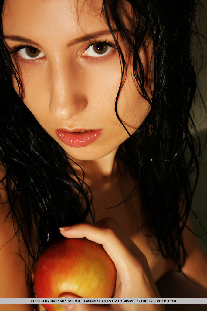Kitty M in Wet apple photo  1 of 17